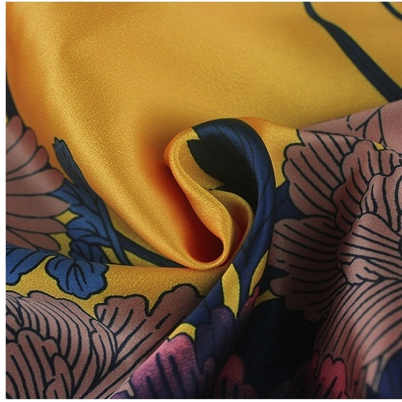 NEW! Silk Floral Dress - Picture 7 of 8